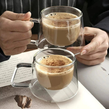 Double Wall Glass, Heat - resistant Thermos Insulated Cup - Casatrail.com